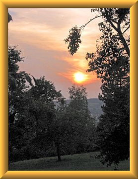 Neunkirchen im Bild Abendstimmung &uuml;ber Neunkirchen