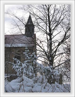 Neunkirchen im Bild Gugelkapelle im Winterlicht