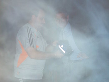 Neunkirchen im Bild <b> Politiker im Nebel</b>