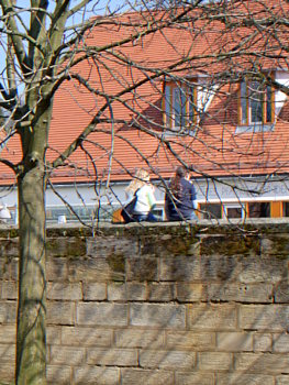 Neunkirchen im Bild Auf der Mauer, auf der...
