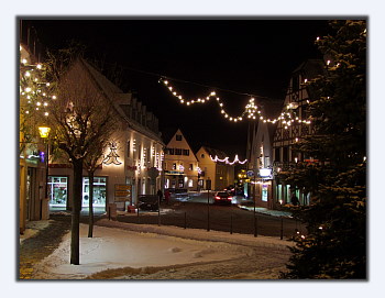 Neunkirchen im Bild winterliche Vorweihnachtzeit in Neikergn