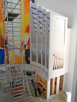 Neunkirchen im Bild Orgelbaustelle ev. Christuskirche