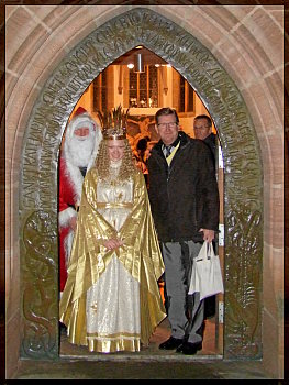 Neunkirchen im Bild Das N&uuml;rnberger Christkind besuchte unseren Weihnachtsmarkt