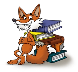 Bild Fuchs mit Büchern